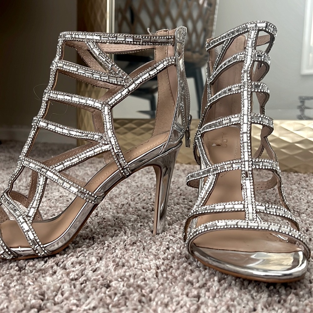Aldo Diamond crystals Dressy Heels